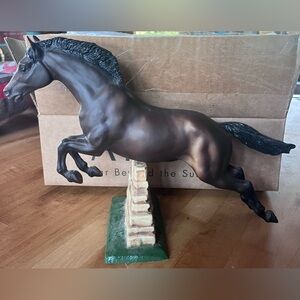 SR 1982 Sears Wish Book Breyer Matte Seal Brown Jumping Horse Jumper